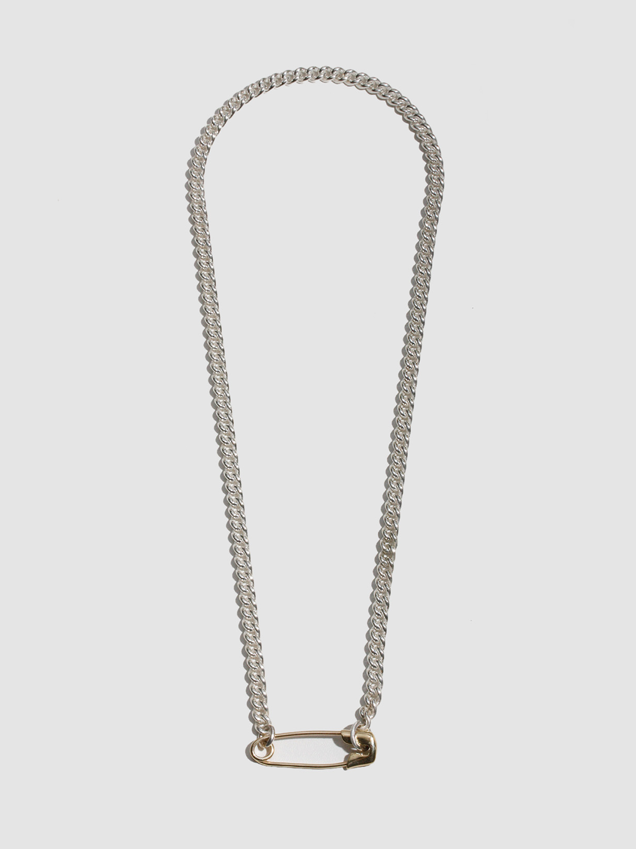 XL Industrial Safety Pin Necklace