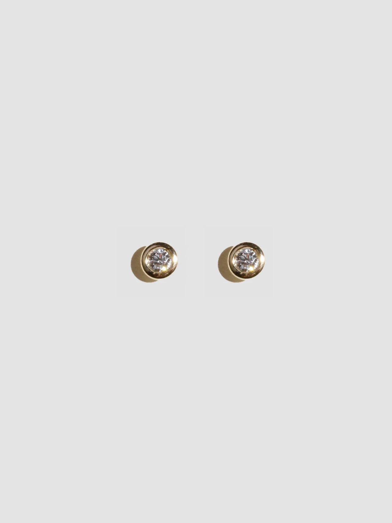 Diamond Bezel Studs