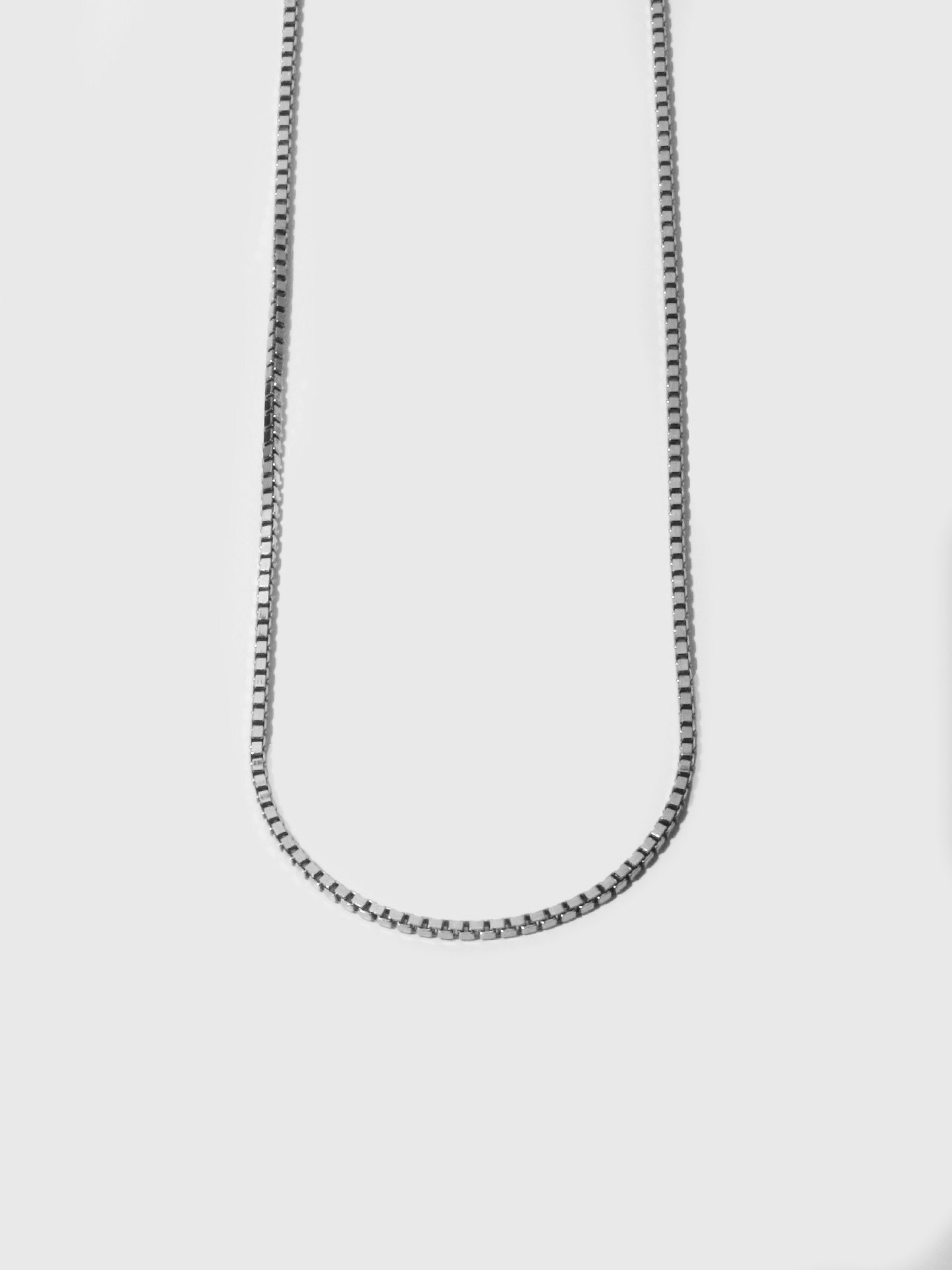 Sterling Silver Squared Box Link Chain – Loren Stewart