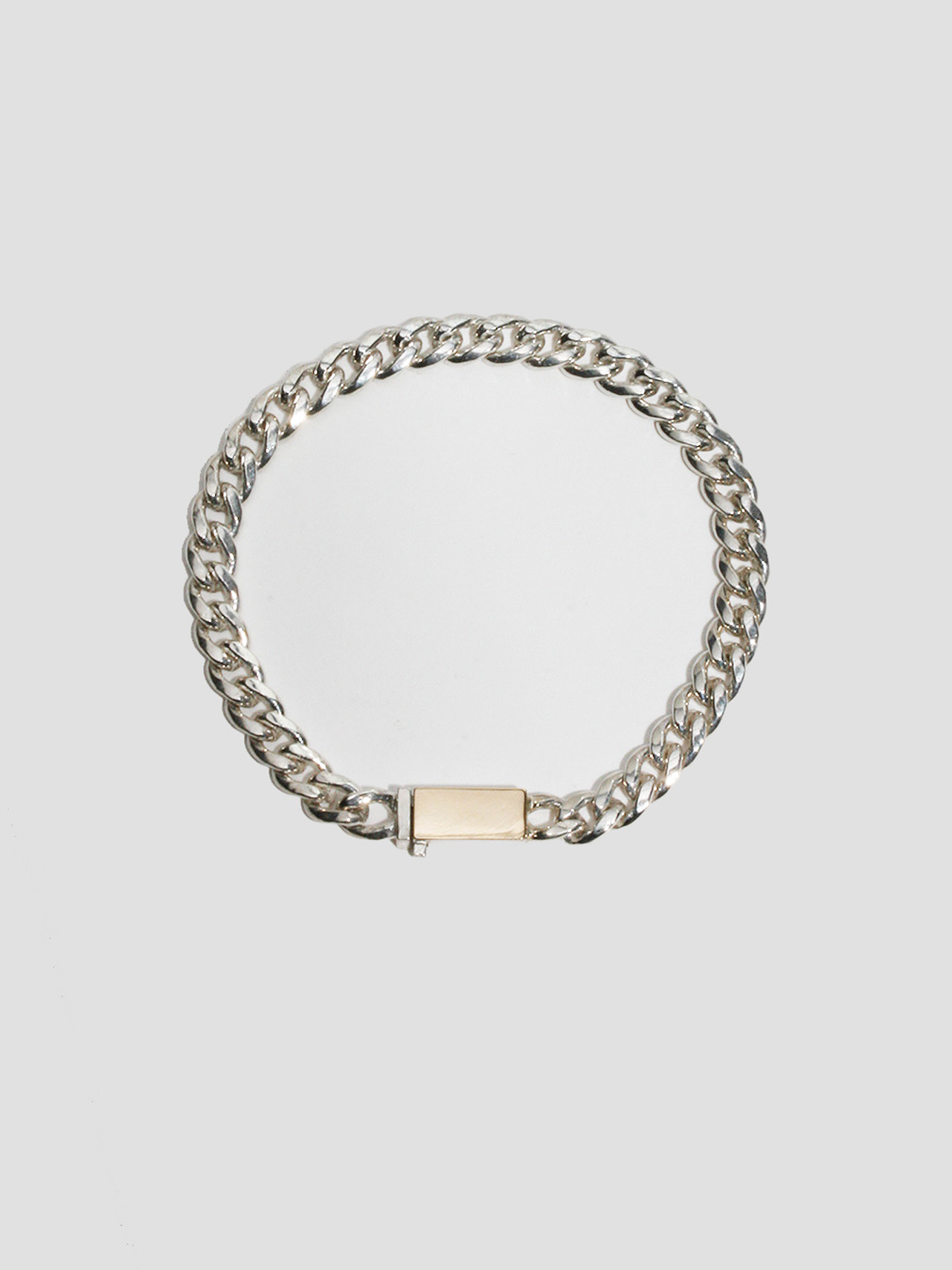 Industrial Cuban ID Box Lock Bracelet