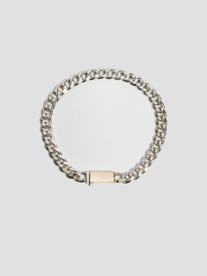 Industrial Cuban ID Box Lock Bracelet