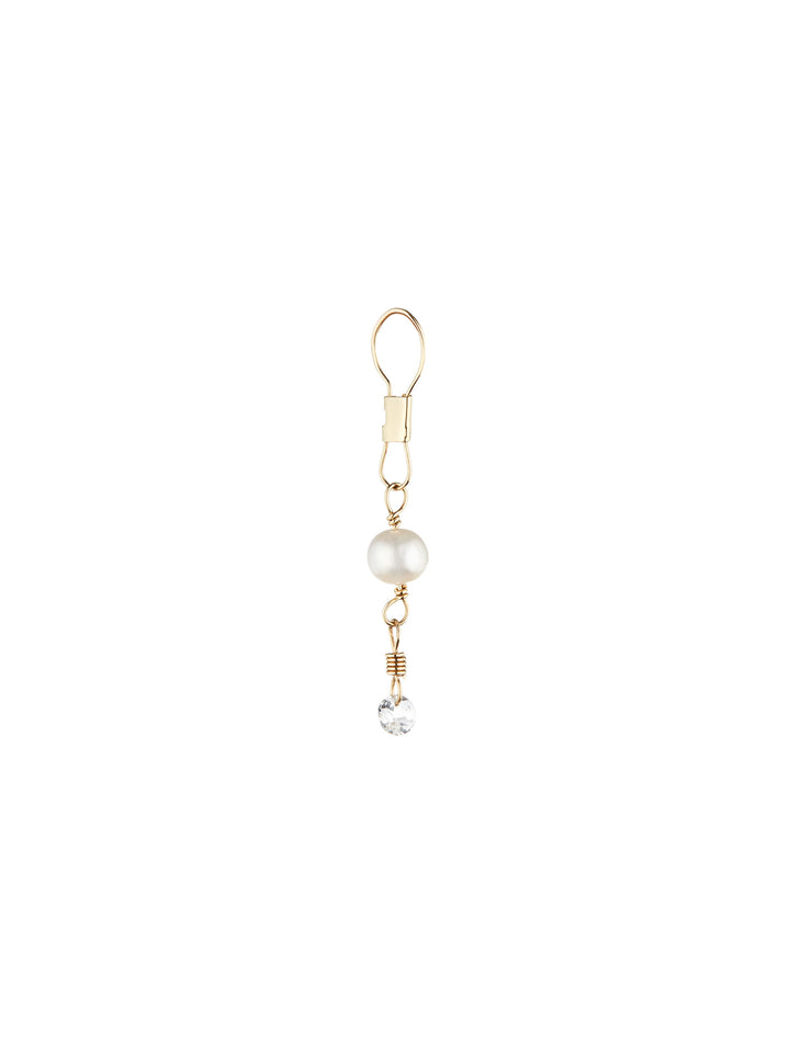 Marine Pearl and Topaz Earring - Archival Collection