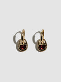 Mini Half Moon Lock Hoops