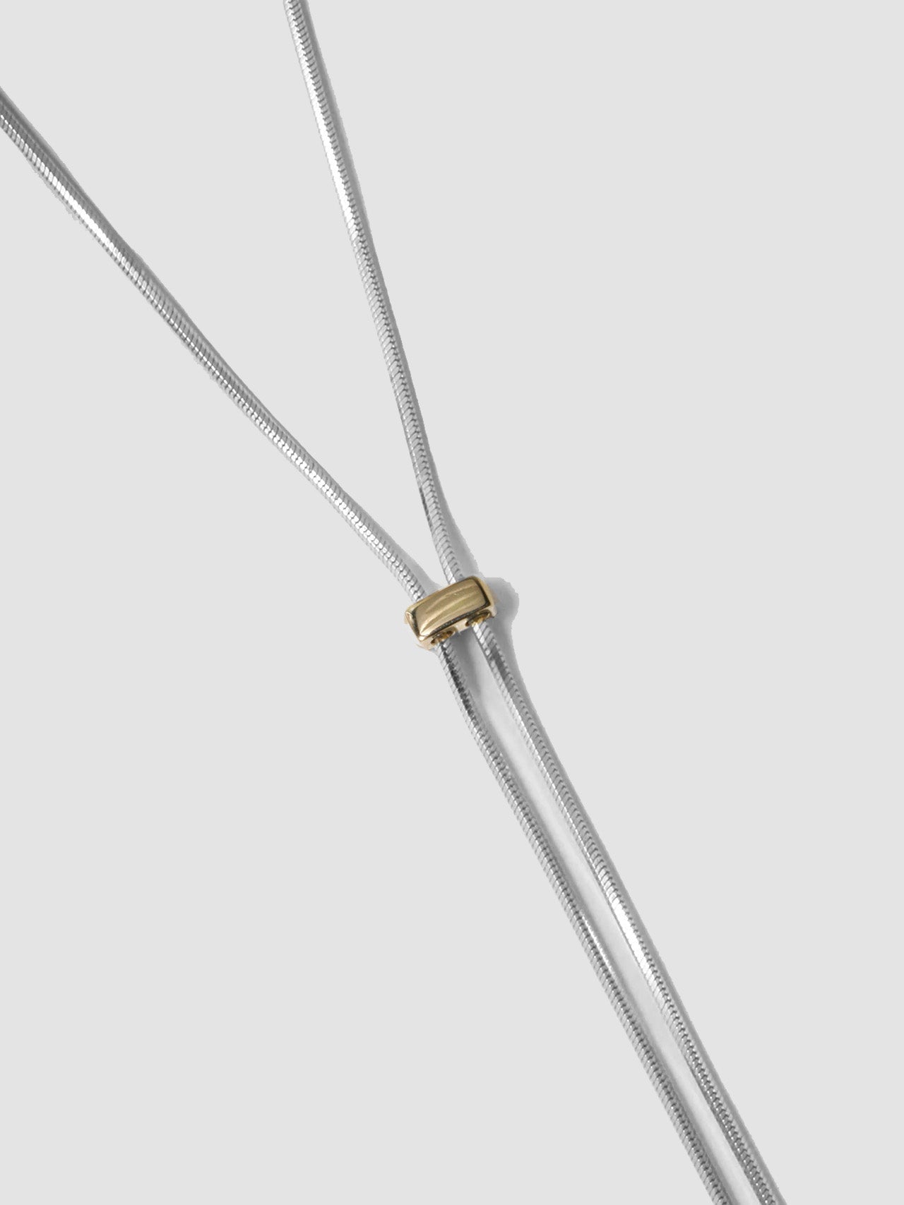 Mixed Metal Bolo Pendant