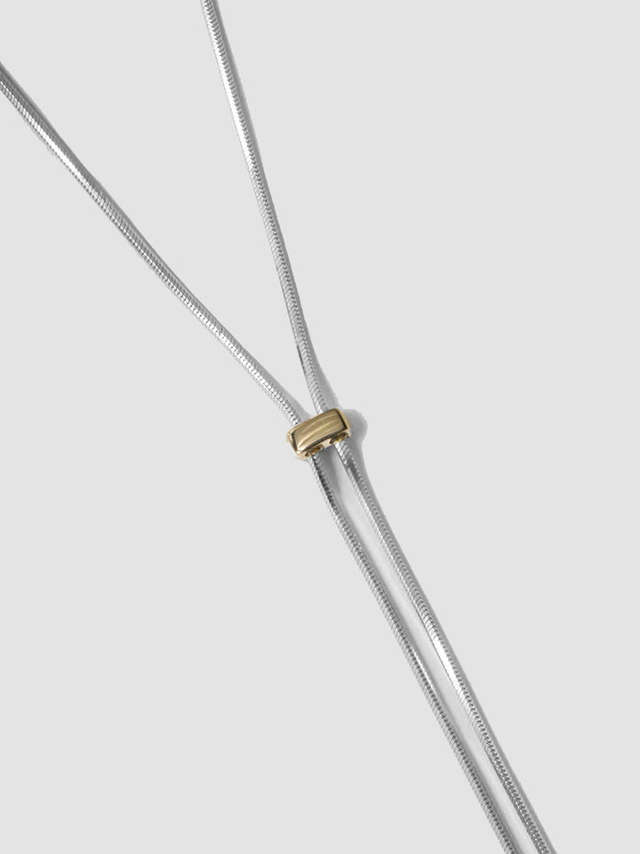 Mixed Metal Bolo Pendant
