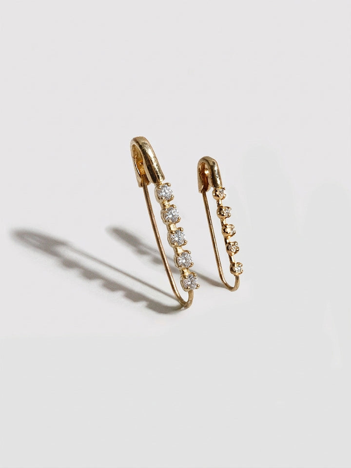 Diamond Prong Safety Pin