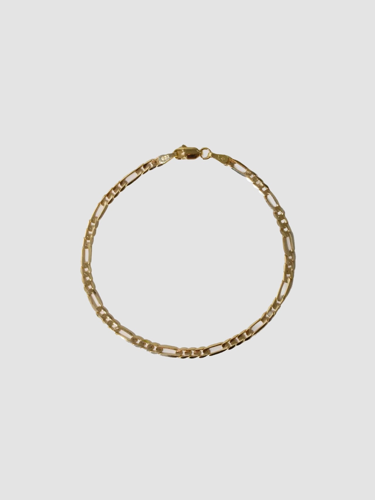 アクセサリー Sunny Side Basic Figaro Chain Bracelet Solid Figaro Chain Bracelet – Loren Stewart