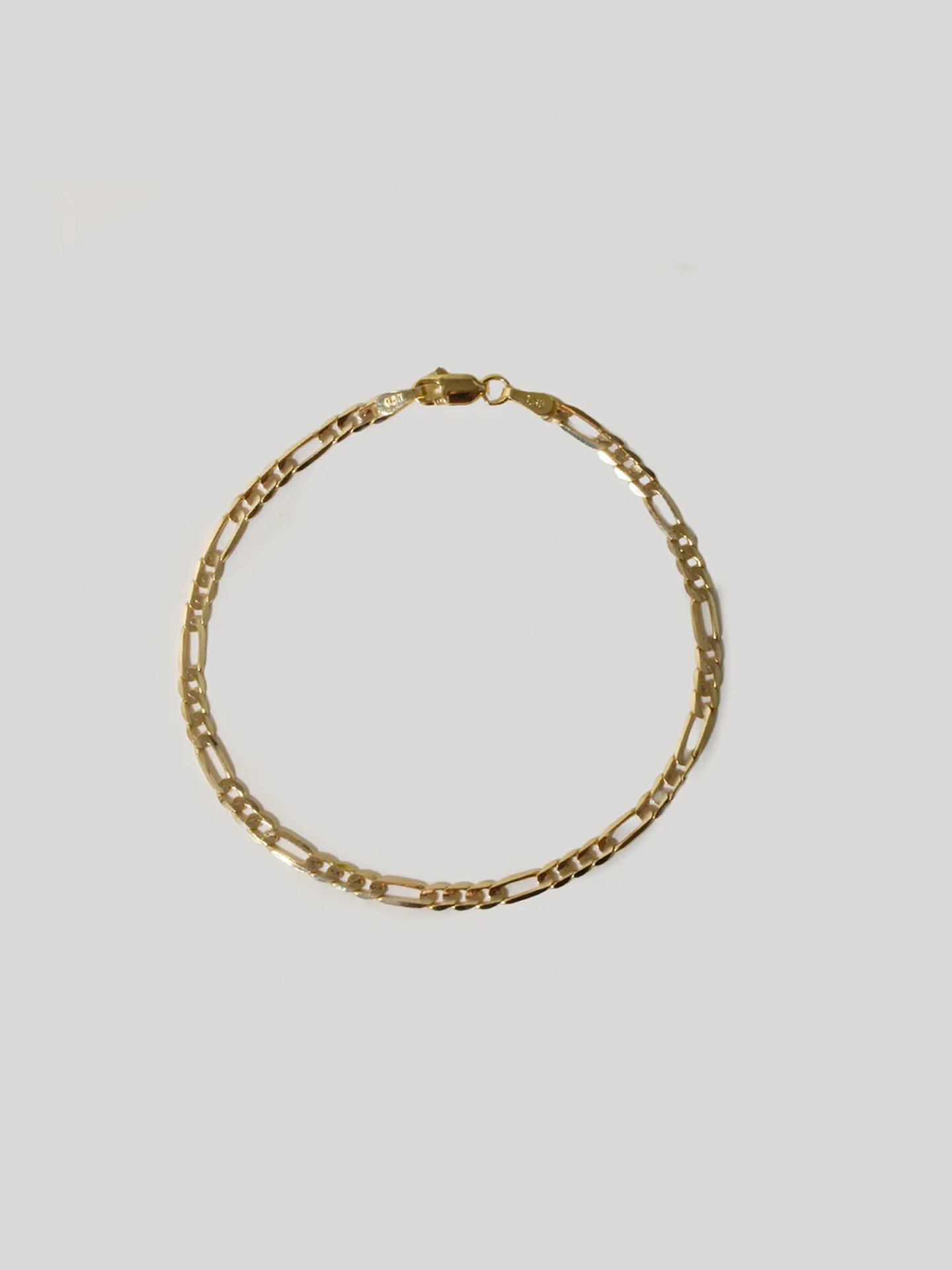 Solid Figaro Chain Bracelet – Loren Stewart