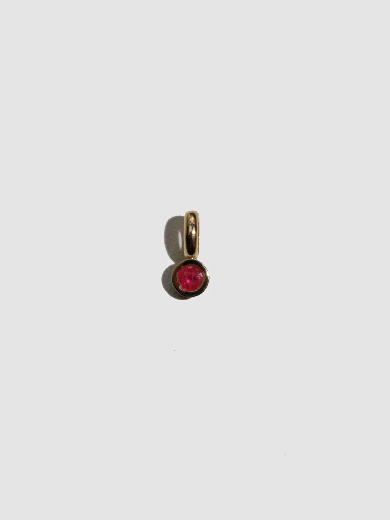 Ruby Bezel Pendant