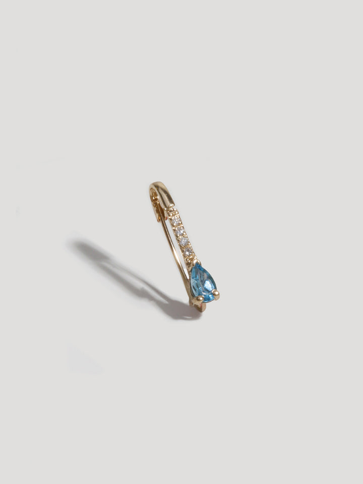 Mini Gemstone Diamond Safety Pin