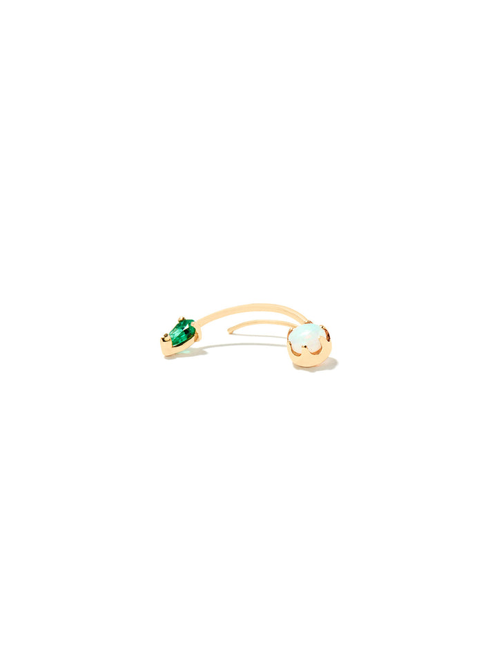 Opal & Emerald Ear Climber - Archival Collection