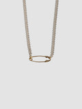 Petite Industrial Safety Pin Necklace