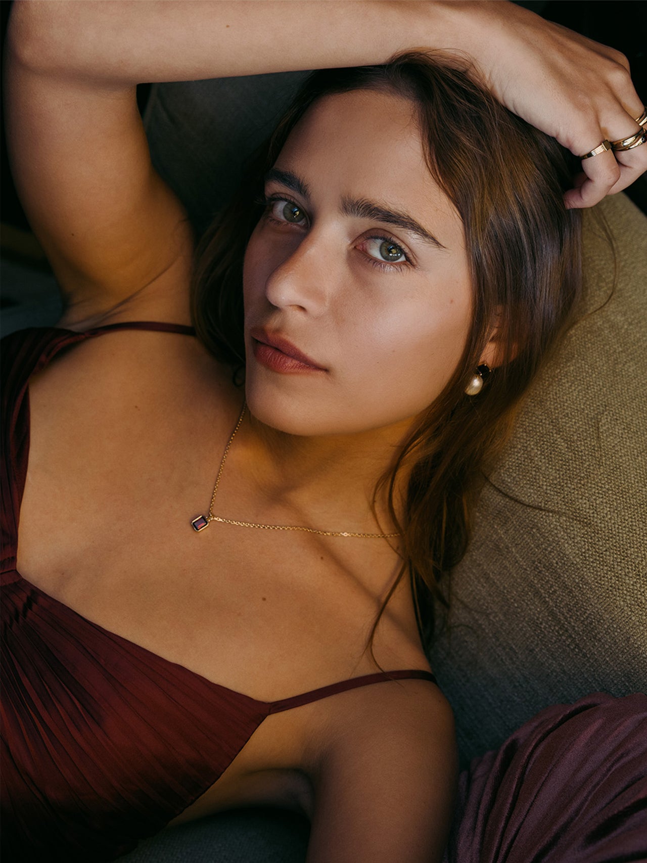 Scarlet Medallion Pendant