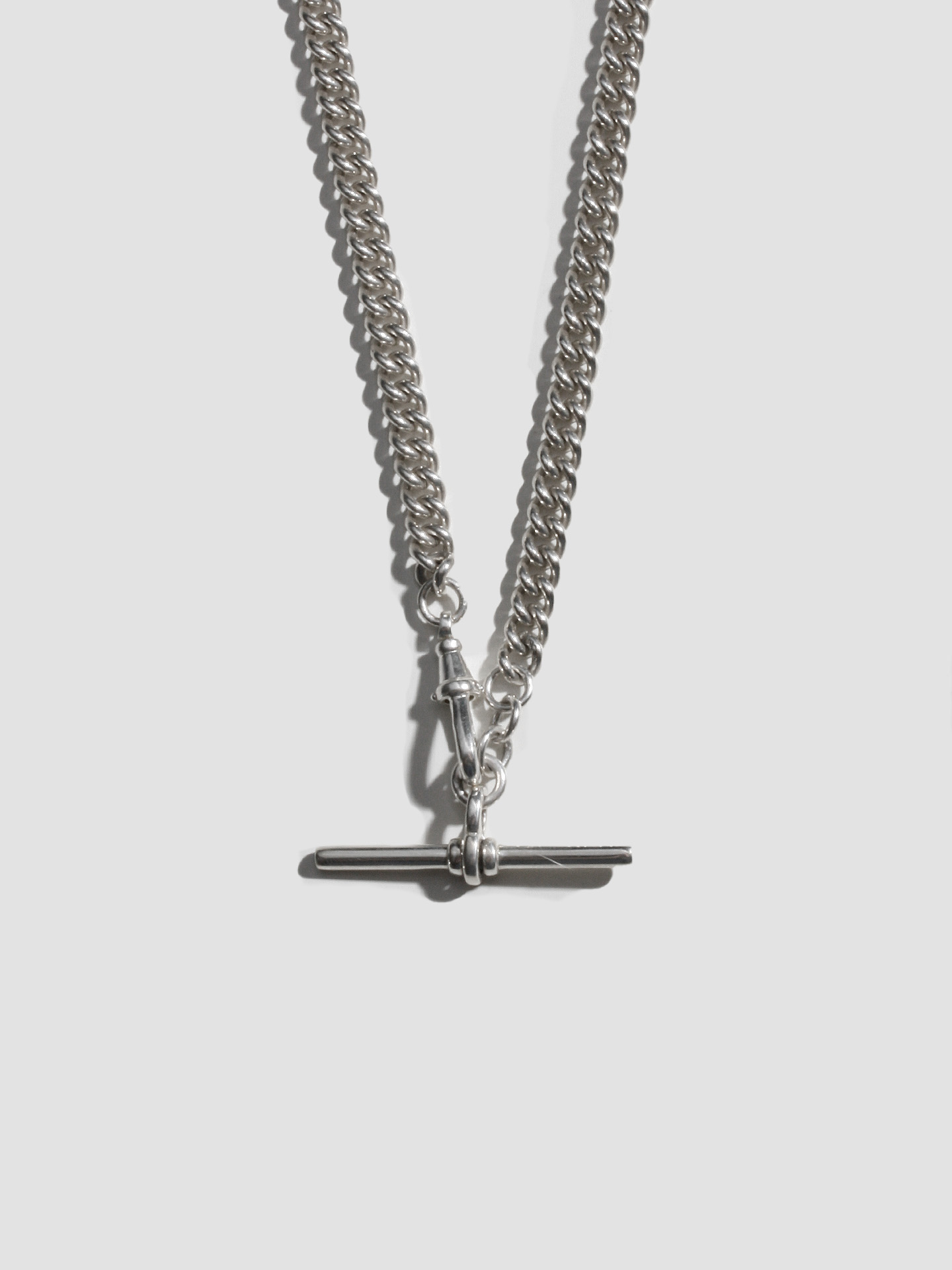 Industrial T-Bar Curb Chain Necklace – Loren Stewart