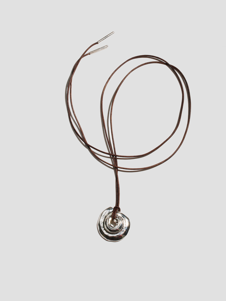 Tumbled Shell on Cord