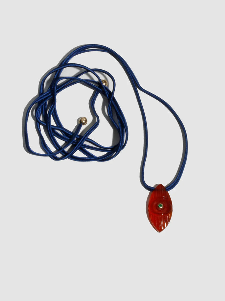Evil Eye Vermilion on Cord - Archival Collection