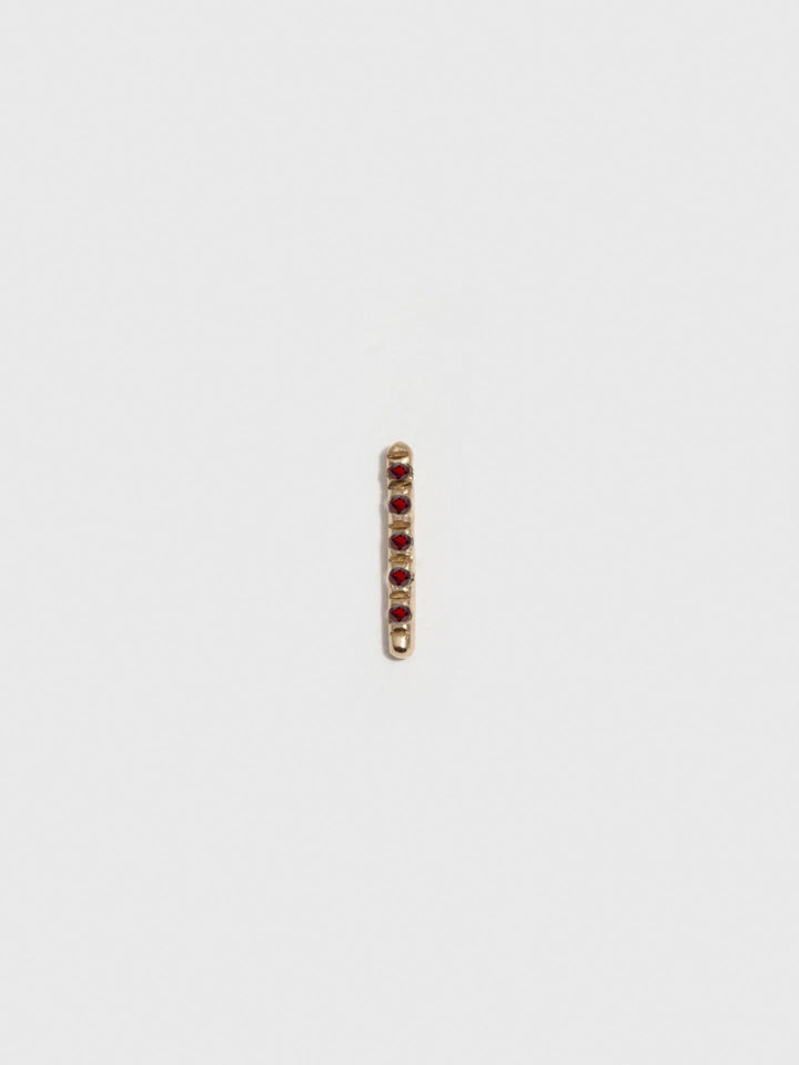 Garnet Rod Stud