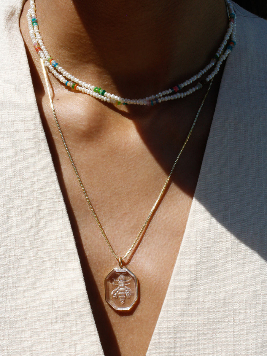 Seed Pearl & Opal Wrap Strand – Loren Stewart