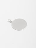 Product image of Sterling Silver XL Diamond Disk Pendant