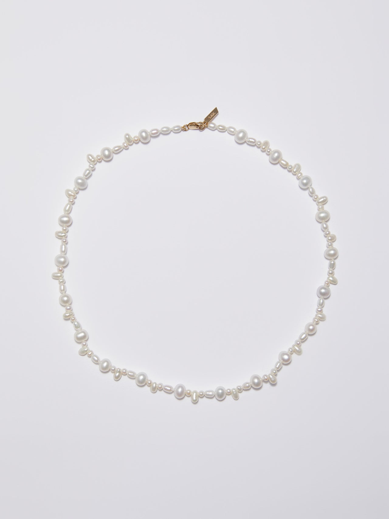 Belisimo Pearl Strand: Freshwater Mixed Pearl Strand 14kt Yellow Gold Closure 16'' Total Length