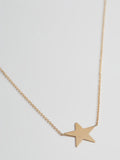 Close up of Star Pendant on Star Necklace