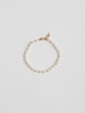 14k Yellow Gold Freshwater Pearls Approx 3.5x5mm Pearls Pink String 5.5" Length