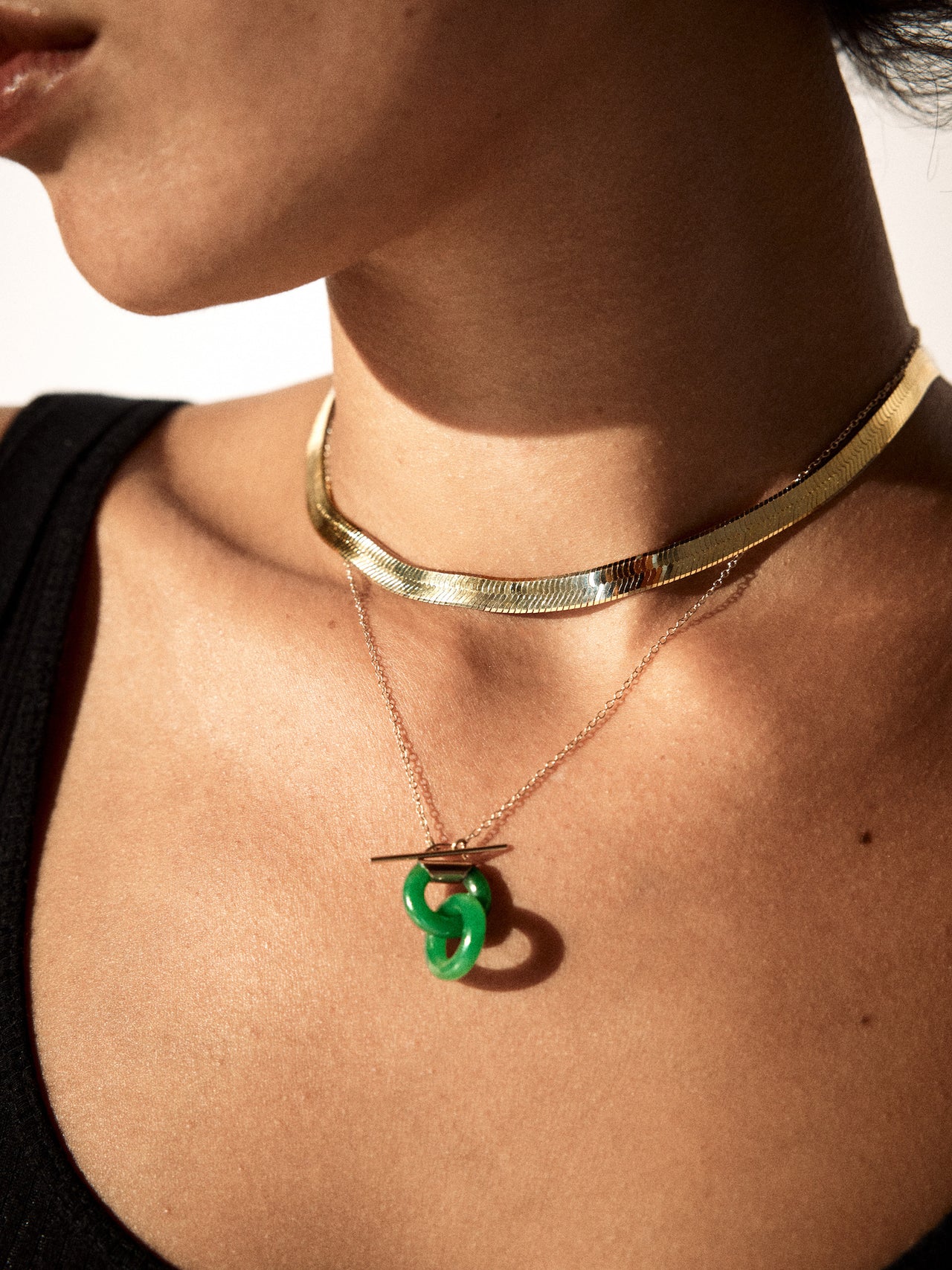 Mini Jade Anais Necklace
