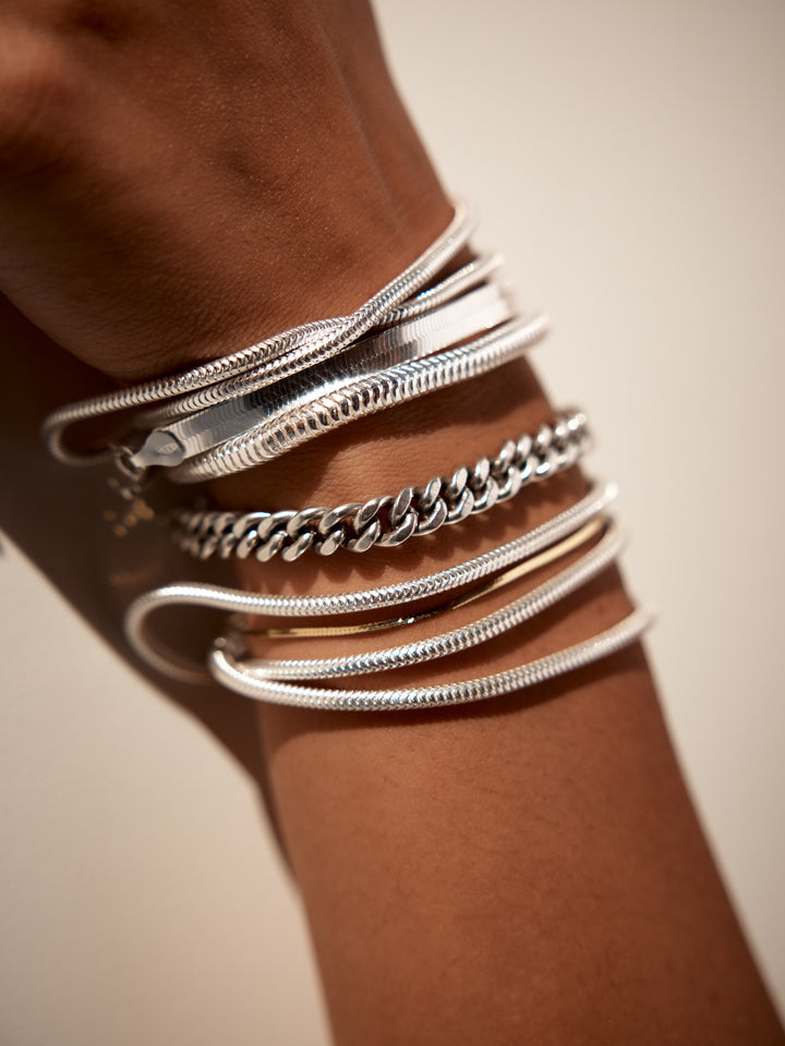Designer Sterling Silver Large Cuff Bracelet | CultureTaste