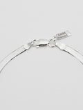 Sterling Silver Herringbone Bracelet: Sterling Silver Herringbone Chain Bracelet  Length: 7”  Width: 3.5mm