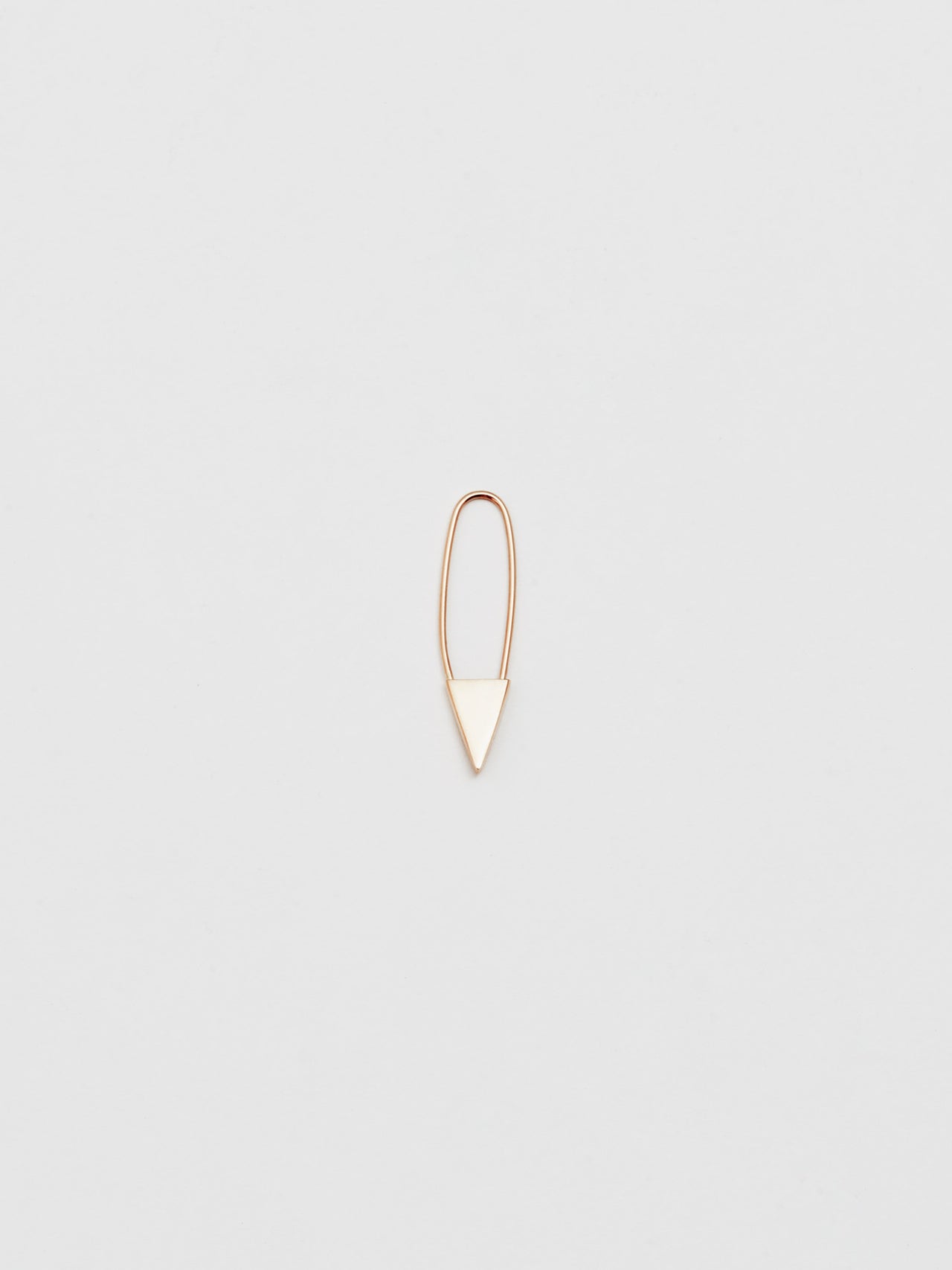 Triangle Safety Pin Earring