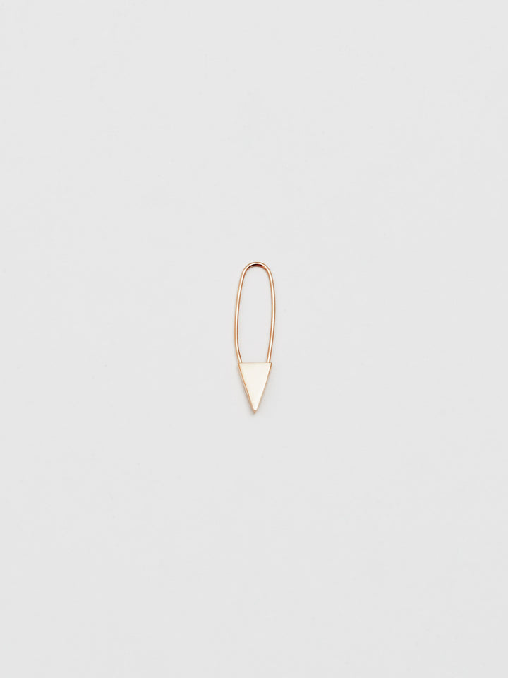 Triangle Safety Pin Earring
