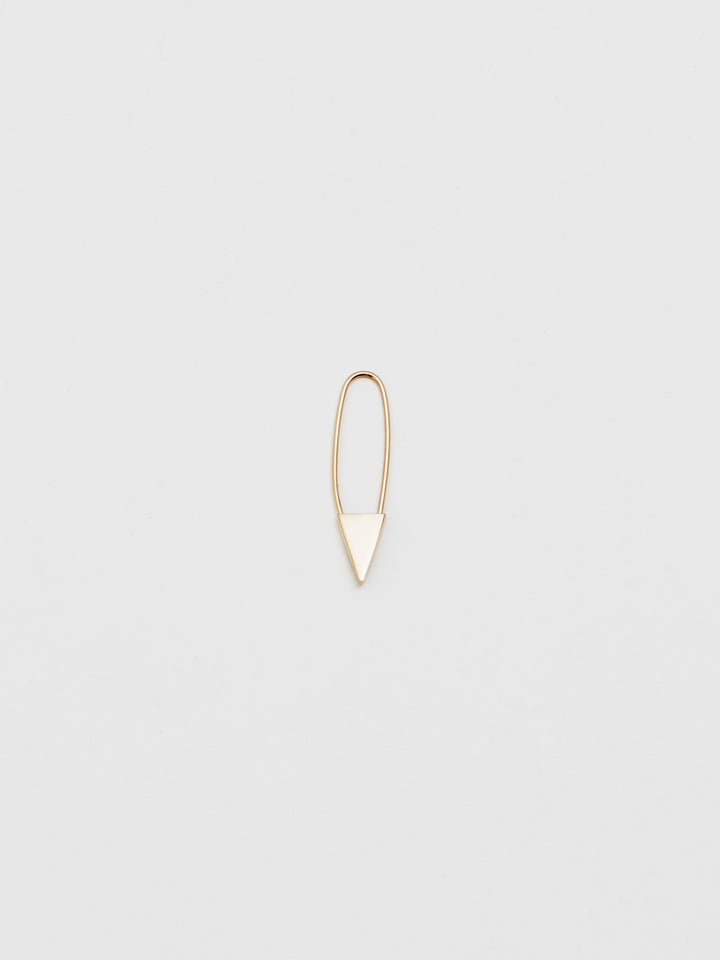 Triangle Safety Pin Earring