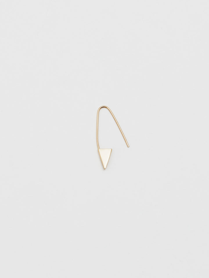 Triangle Safety Pin Earring