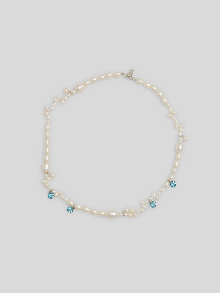 Satellite Pearl Necklace