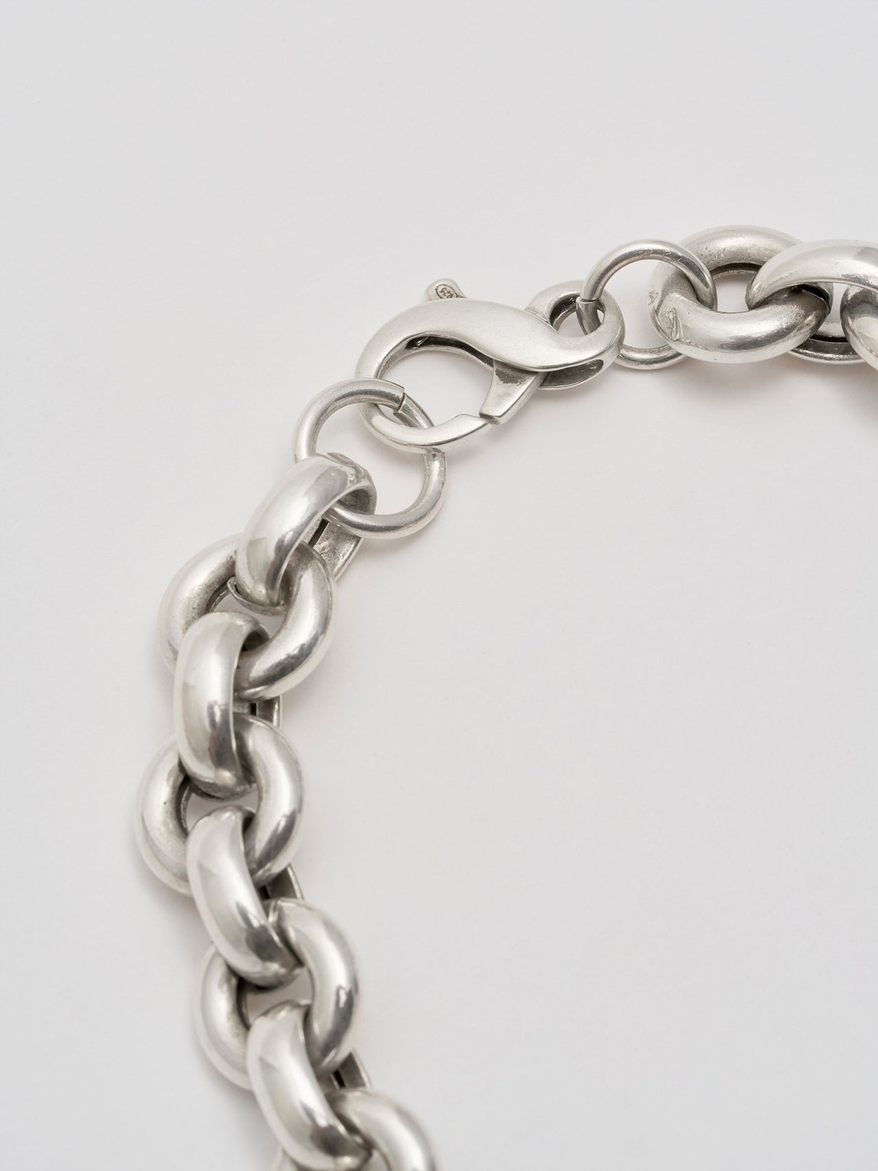 Close up of clasp on Euclid Necklace