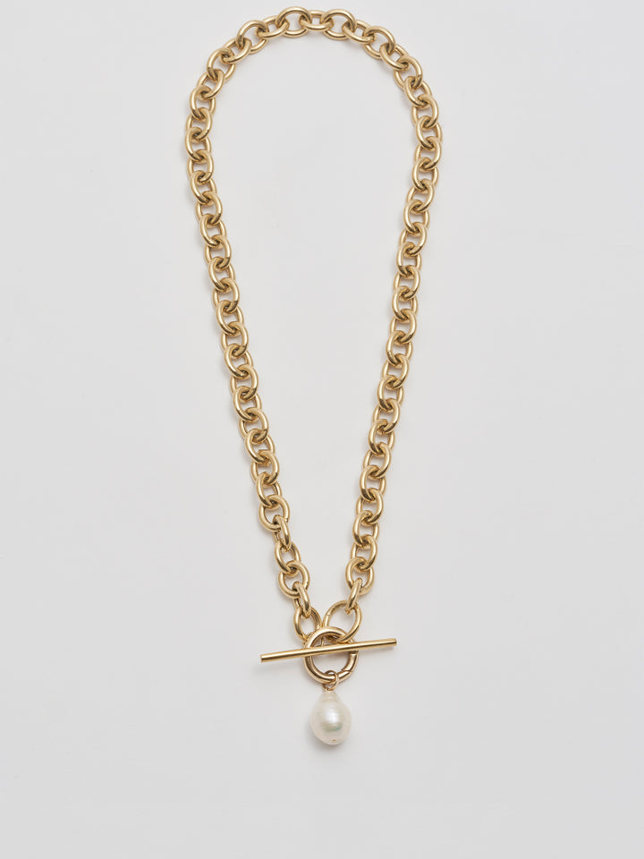 XL Pearl Toggle Necklace - Archival Collection