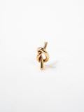 product image of yellow gold knot studs