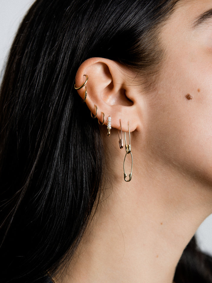 Loren stewart safety pin earring Clearance