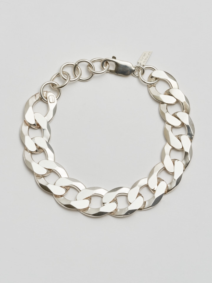 Gold Chunky Curb Chain Link Bracelet