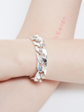 XXL Diamond Cut Curb Chain Bracelet
